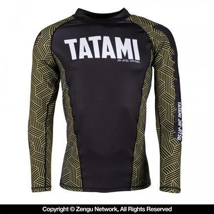 Tatami Kanji Grappling Rashguard - Yellow - MMA Fightland