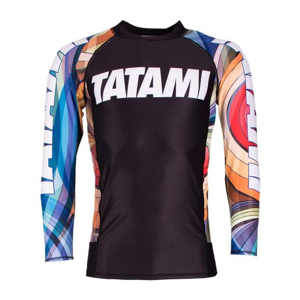 Tatami Essential Psychedelic Grappling Rashguard-1