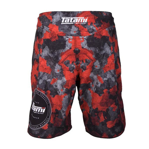 Tatami Renegade Red Camo Grappling Shorts-3