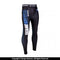 Tatami Hexagon Grappling Tights - Blue-1