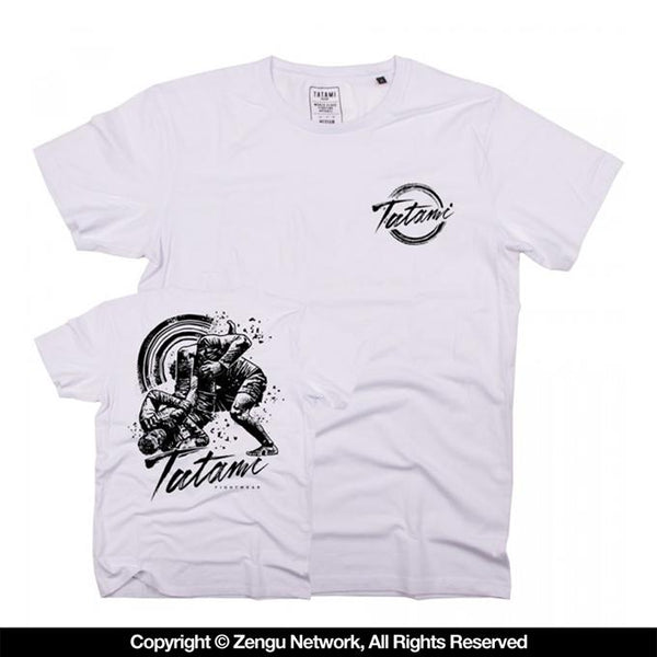 Tatami Grapplers Collective Triangle T-Shirt - White-1