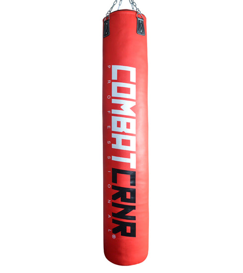 Combat Corner FILLED- Thai 6ft StrikeTuff Heavy Bag Red-1
