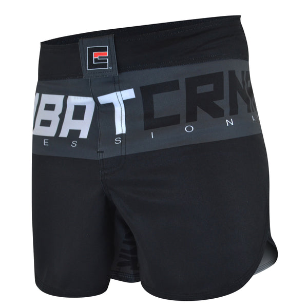 Combat Corner Supreme Hybrid Fight Shorts (Charcoal)-2