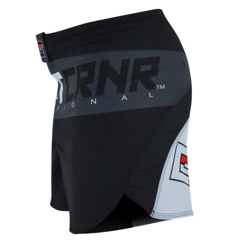 Combat Corner Supreme Hybrid Fight Shorts (Charcoal)-3
