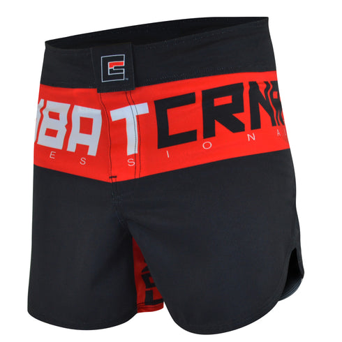 Combat Corner Supreme Hybrid Fight Shorts (Red)-2