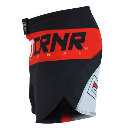 Combat Corner Supreme Hybrid Fight Shorts (Red)-3