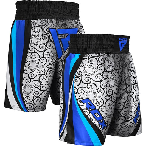 RDX BSS TRAINING BOXING SHORTS/Blu-7