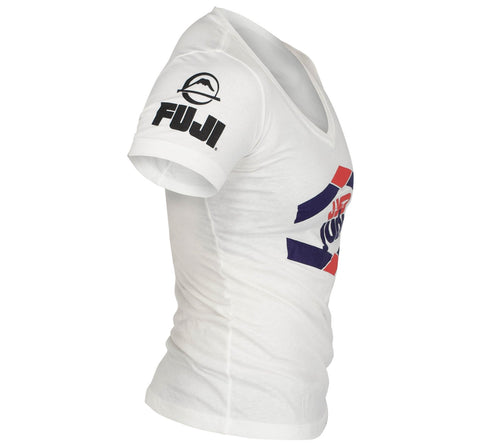 FUJI USA Judo Womens Diamond Shirt-2