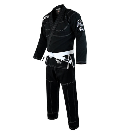 Combat Corner v5 BJJ GI – FREE WHITE BELT-BLACK-1