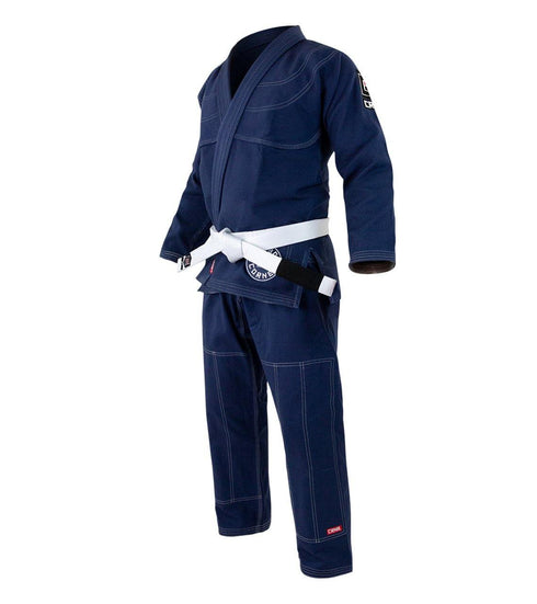 Combat Corner BJJ GI - Navy Blue v6 - FREE WHITE BELT - MMA Fightland