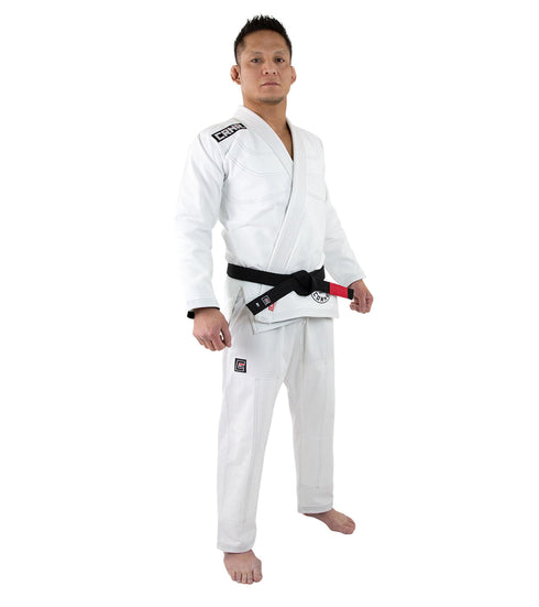 Combat Corner BJJ GI - White v6 - FREE WHITE BELT - MMA Fightland