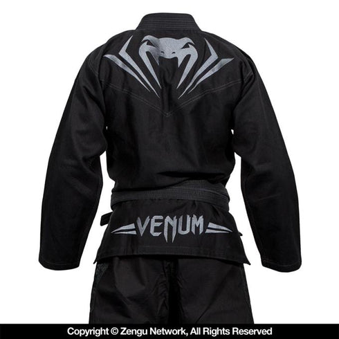 Venum-Elite Jiu Jitsu Gi - Black on Black-2