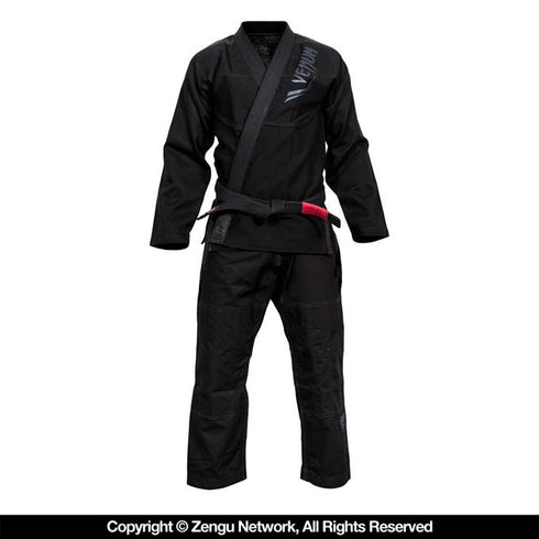 Venum-Elite Jiu Jitsu Gi - Black on Black-3