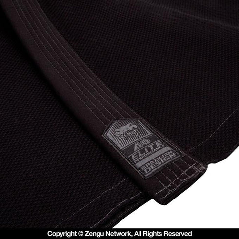 Venum-Elite Jiu Jitsu Gi - Black on Black-13