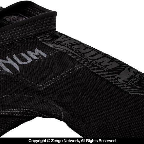 Venum-Elite Jiu Jitsu Gi - Black on Black-14