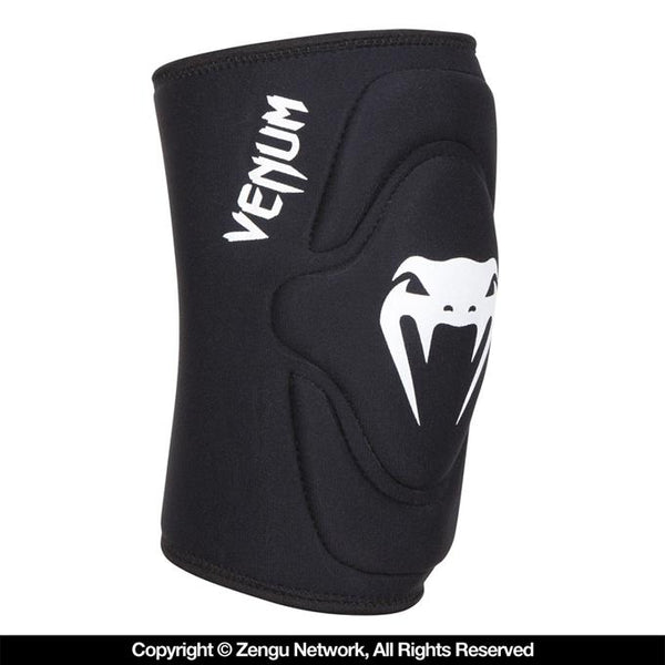 Venum-Kontact Lycra/Gel Knee Pads - Black-1