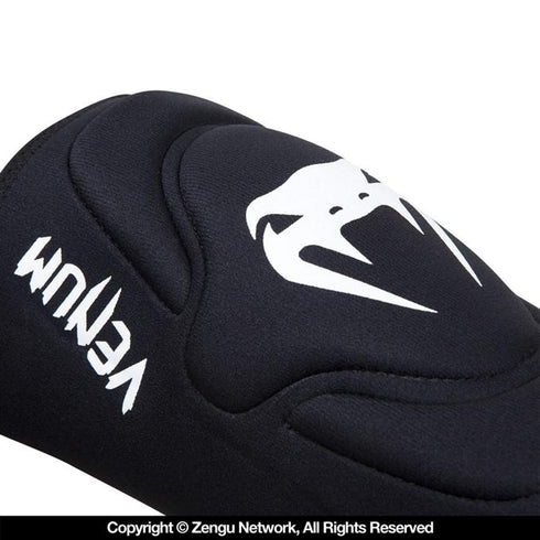 Venum-Kontact Lycra/Gel Knee Pads - Black-7