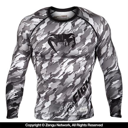VENUM-TECMO GRAPPLING RASHGUARD - BLACK/GREY-1