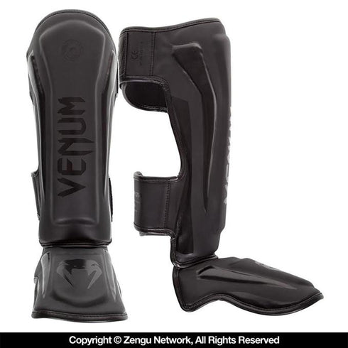 Venum Elite Standup Shinguards - Matte/Black