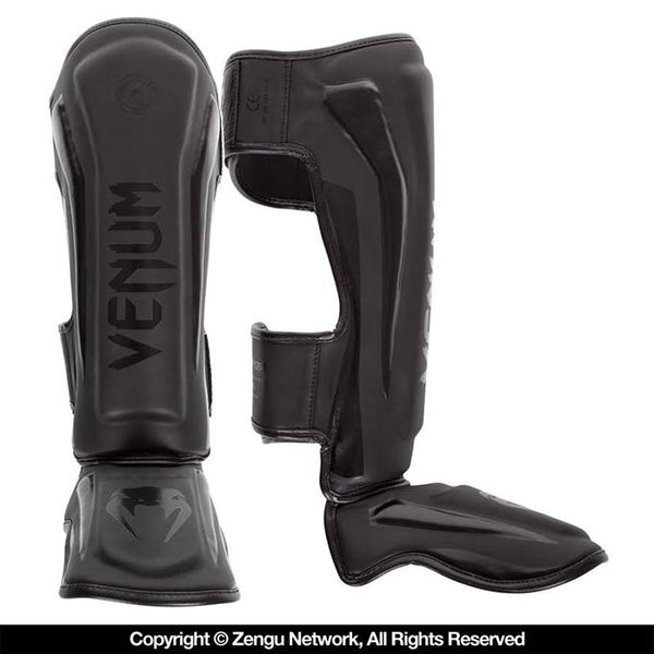 Venum Elite Standup Shinguards - Matte/Black
