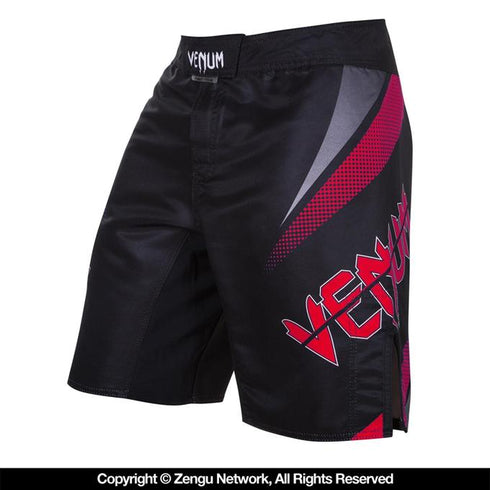 Venum-NOGI Shorts - Jiu Jitsu Rank-Black/Red