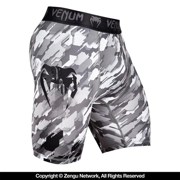 Venum-Tecmo Vale Tudo Shorts - Black/Grey-1