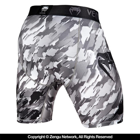 Venum-Tecmo Vale Tudo Shorts - Black/Grey-4