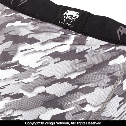 Venum-Tecmo Vale Tudo Shorts - Black/Grey-6