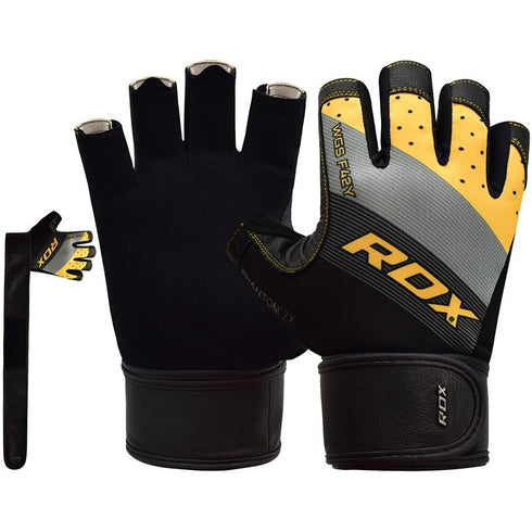 RDX F42 WEIGHT LIFTING GYM GLOVES-1