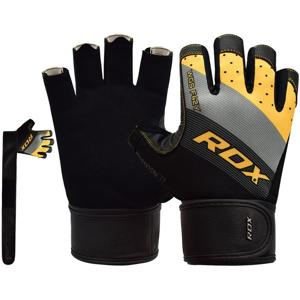 RDX F42 WEIGHT LIFTING GYM GLOVES-1