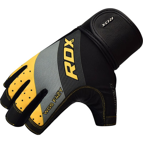 RDX F42 WEIGHT LIFTING GYM GLOVES-6