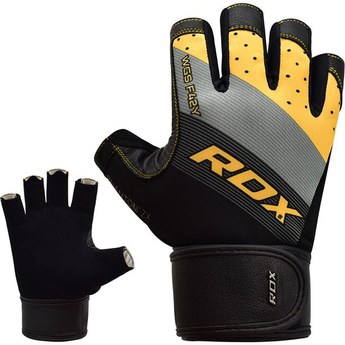 RDX F42 WEIGHT LIFTING GYM GLOVES-8