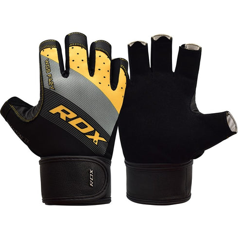 RDX F42 WEIGHT LIFTING GYM GLOVES-9