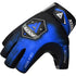 RDX F12 WEIGHTLIFTING GYM GLOVES/Blu-4