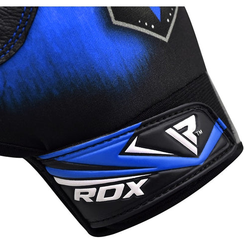 RDX F12 WEIGHTLIFTING GYM GLOVES/Blu-7