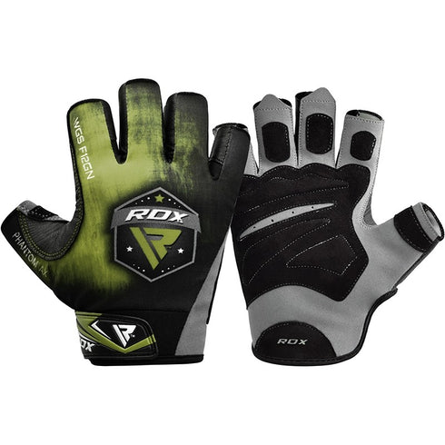 RDX F12 WEIGHTLIFTING GYM GLOVES/Gre-8