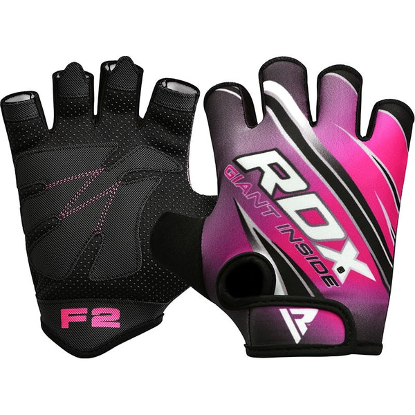 RDX F2 WOMEN PINK GYM WORKOUT GLOVES-1