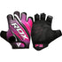 RDX F2 WOMEN PINK GYM WORKOUT GLOVES-6