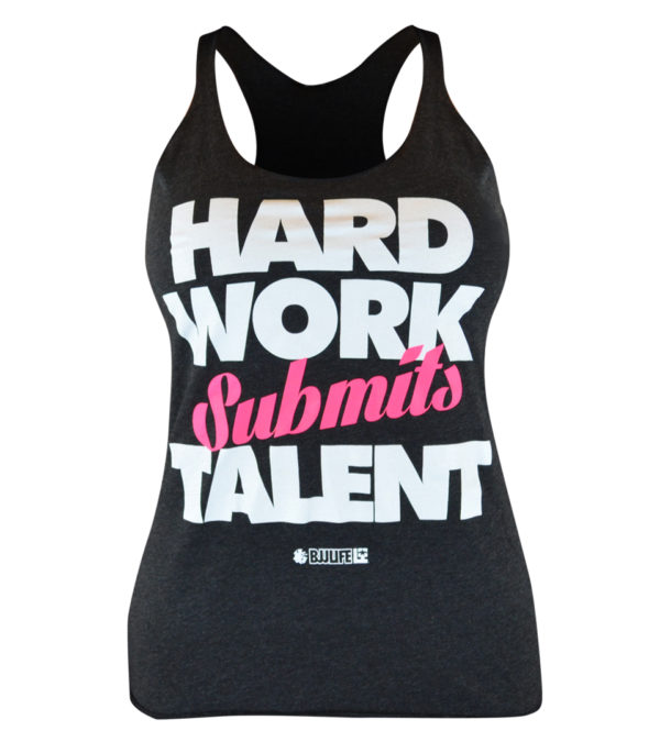 Combat Corner Womens BJJ Life Hard Work Submits Talent Tank-1