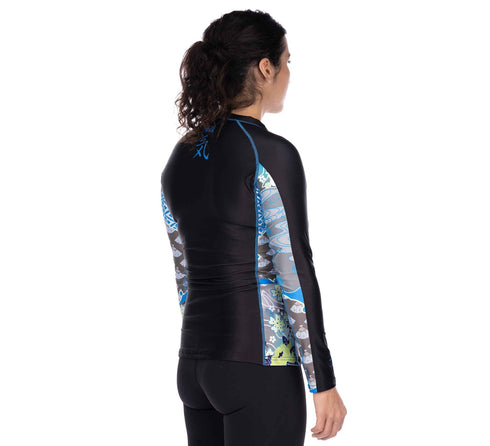 Fuji Kimono Womens Long Sleeve Rashguard