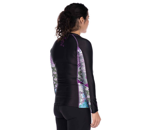 Fuji Kimono Womens Long Sleeve Rashguard