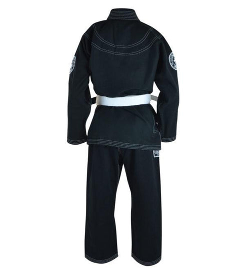 Combat Corner YoungStar Youth Brazilian Jiu Jitsu Form2 GI – FREE WHITE BELT-BLACK-2