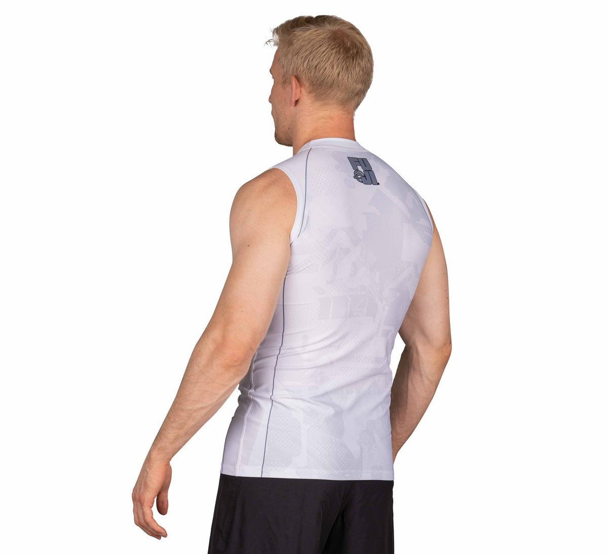 Purchase FUJI Matric Sleeveless Rashguard White MMA FIGHTLAND – MMA ...